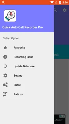 Quick Auto Call Recorder Pro android App screenshot 3